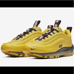 Nike Air Max 97 Bright Citron/Black-Black Size 7Y